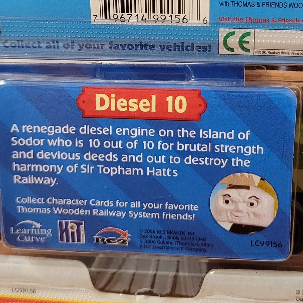 Thomas Wooden Railway Diesel 10 Engine - 2006 - New in Package - Picture 3 of 6